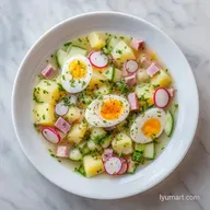 Russian Okroshka for 4 Servings