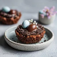 Chocolate Birds Nests for 12 Servings with Shredded Wheat