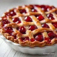 Classic Homemade Cherry Pie for 9 Servings