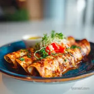 Chicken Enchiladas with Red Sauce in 45 Minutes