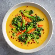 Coconut Summer Vegetable Soup: Creamy