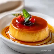 Cream Cheese Flan for 12 Servings: Velvety Baked Custard