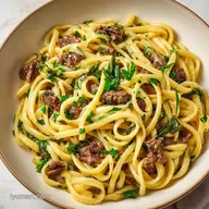 One Pot Creamy Beef and Garlic: Silky and Savory