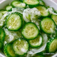 Quick Garlic Refrigerator Pickles