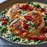 Tuscan Garlic Chicken: Slow-Cooked