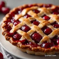 Easy Fresh Cherry Pie for 8 Servings
