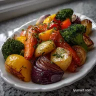 easy roasted vegetables recipe: Crisp Edges