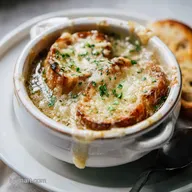 French Onion and Butter Bean Soup for 4 Servings