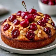 Fresh Cherry Almond Cake: Tender Crumb