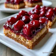 Cherry Bars with Almond Flour