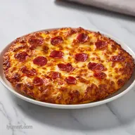 Keto Chicken Crust Pizza with Pepperoni