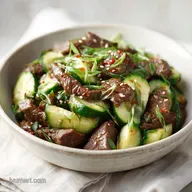 Keto Korean Beef and Cucumber Salad in 20 Minutes