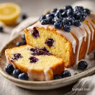 Lemon Blueberry Pound Cake: Velvety