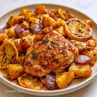 Lemon Garlic Chicken Foil Packets for 4