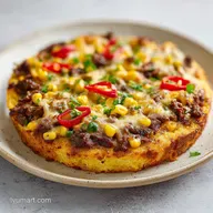 Mexican Cornbread Casserole with Beef