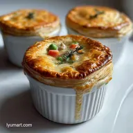 Mini Chicken Pot Pies in 45 Minutes