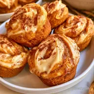 Creamy Pumpkin Cream Cheese Muffins