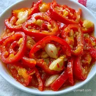 Red Pepper Pickle Recipe for 10 Servings