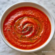 Roasted Pepper Summer Soup: Silky and Smoky