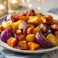 Roasted Root Vegetables: Mahogany Glaze