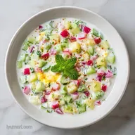 Russian Cold Summer Soup for 4 Servings