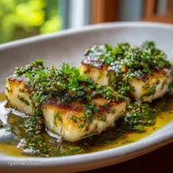 Seared Cod Herb Butter Sauce: 20 Min