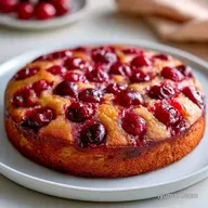 Sour Cherry Pudding Cake in 50 Minutes