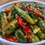 Spiced Dill Pickle Recipe with Chilies