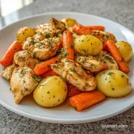 Summer Chicken Stew with Leeks