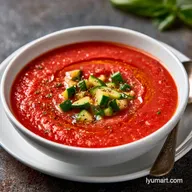 Summer Tomato Zucchini Soup: Roasted and Creamy