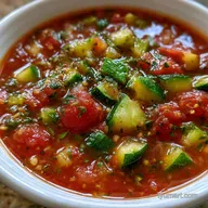 Healthy Zucchini Tomato Soup: Velvety and Bright