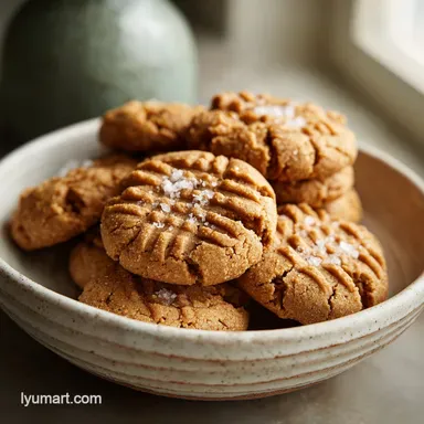 3 Ingredient Peanut Butter Cookie with Vanilla for 20 Servings