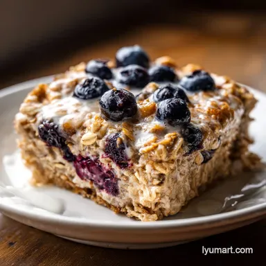 Amish Baked Oatmeal Recipe for 8 Servings