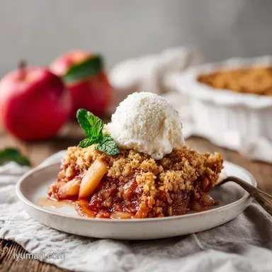 Apple Spice Dump Cake Recipe for 12 Servings Baked