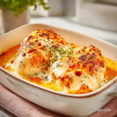 Baked Cream Cheese Chicken: Creamy Recipe Card