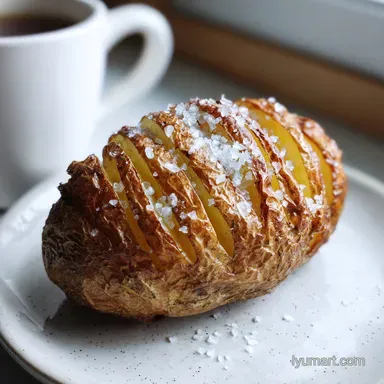 Baked Potato with Sea Salt: Crispy Baked Recipe Card
