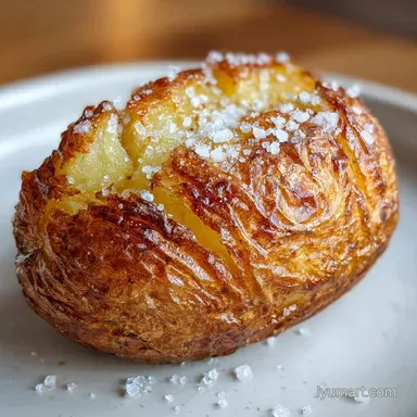 Baked Potato with Sea Salt: Crispy Baked