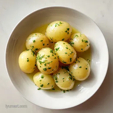 Boiled Potatoes for Mashed Potatoes with Garlic and Butter - Silky Texture Recipe Card