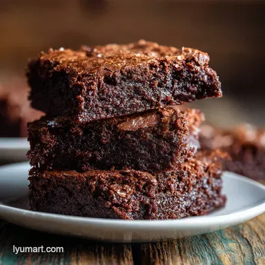 Better Than Box Mix Brownie Recipe: For 16 Servings Recipe Card