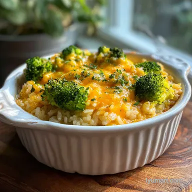Broccoli Cheese Rice Casserole: Creamy Southern Classic