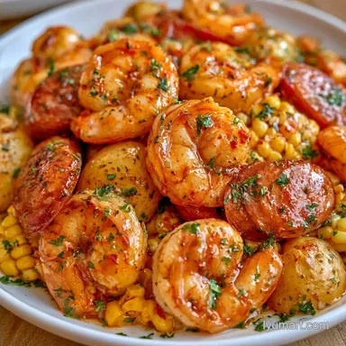 Cajun Shrimp Packets for 4 Servings