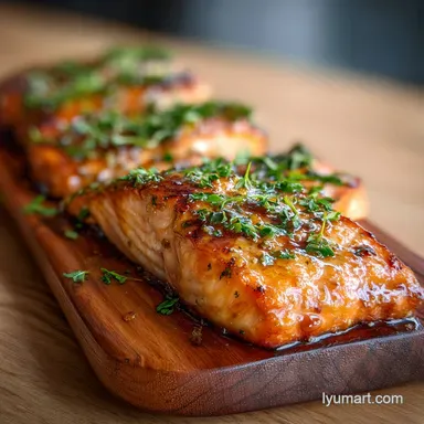 Cedar Plank Salmon Oven: Flaky and Tender Recipe Card