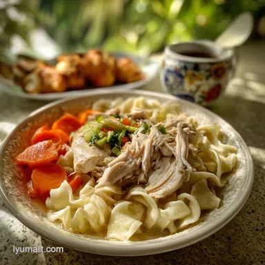 Chicken and Noodles: Creamy, Velvety Comfort