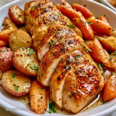 Baked Chicken Potato Foil Packets Recipe Card