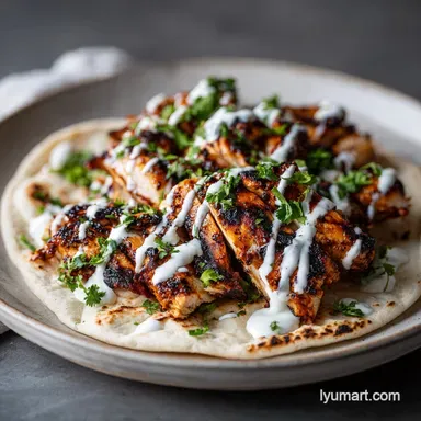 Chicken Shawarma with Garlic Sauce Recipe in 45 Min
