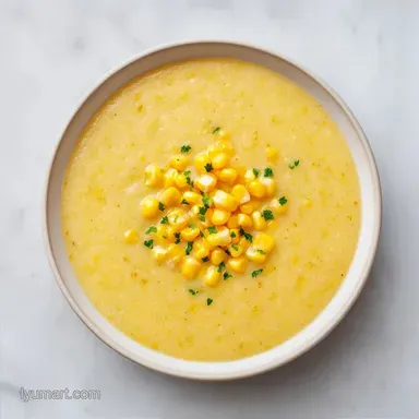 Chilled Corn Soup for 4 Servings
