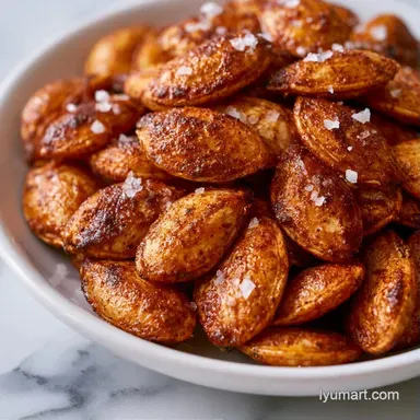 Cinnamon Pumpkin Seeds in 35 Minutes Recipe Card