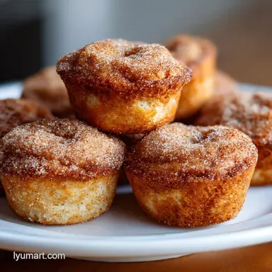 Cinnamon Sugar Donut Muffins in 35 Min