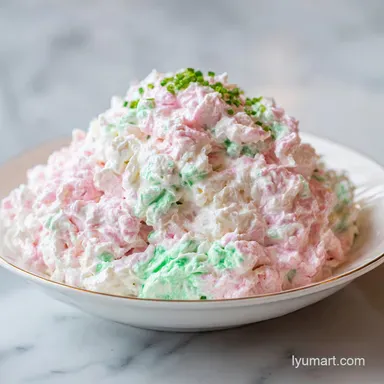 Watergate Salad Recipe: Creamy Pistachio Fluff for 10 Servings Recipe Card