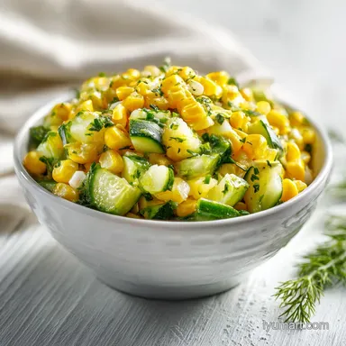 Corn and Cucumber Salad Recipe in 30 Minutes
